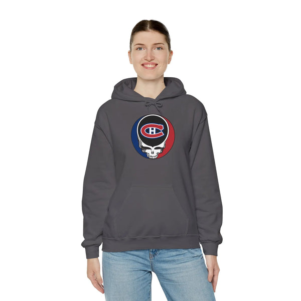 Montreal Canadiens Grateful Dead Unisex Heavy Blend Hoodie StealieShop
